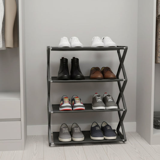 Space-Saving Layer Shoe Rack