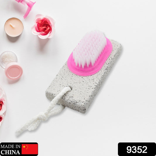 Pumice Stone Foot Scrubber – Dual-Action Brush