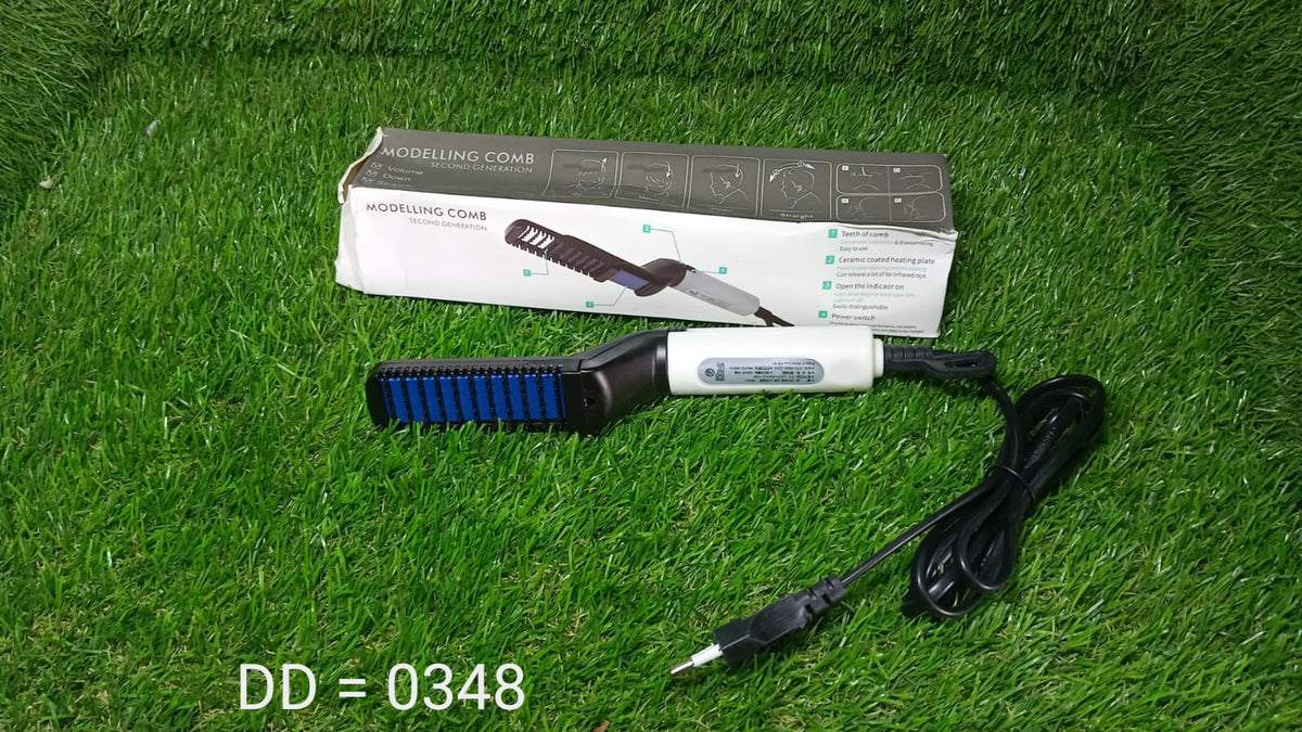 Men's Hair & Beard Straightener – Quick Styling Comb