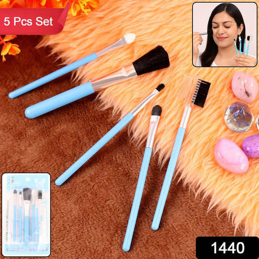 Makeup Brushes Kit – 5-Piece Soft Synthetic Set