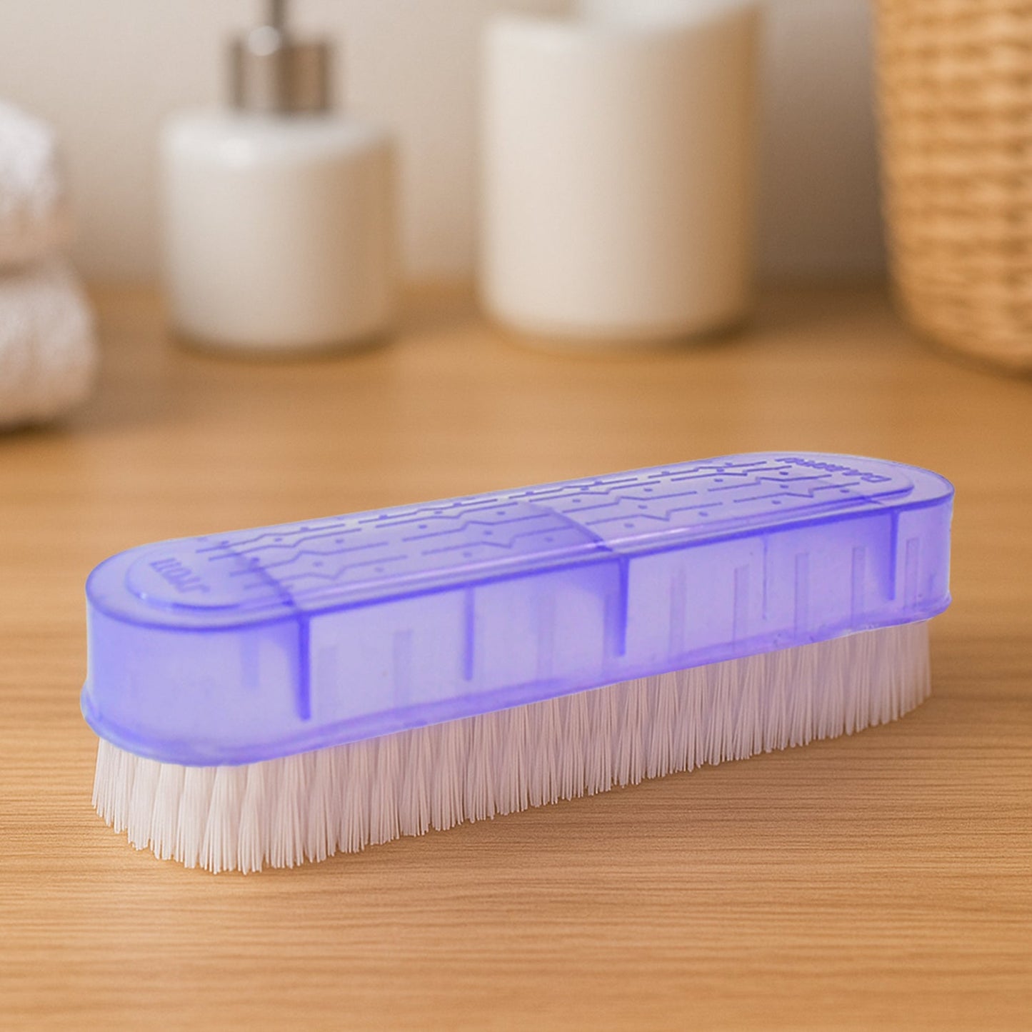 Ergonomic Laundry Brush – Durable Nylon Bristles with Handle