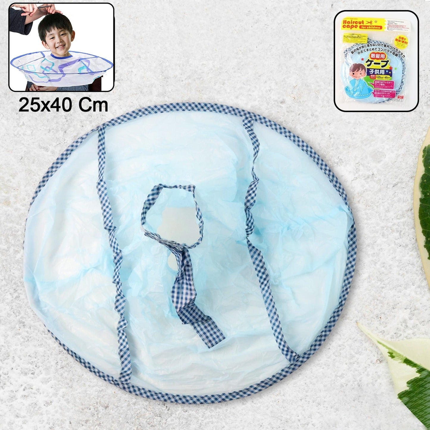 Reusable Hair Cutting Cape – Mess-Free Home & Salon Use