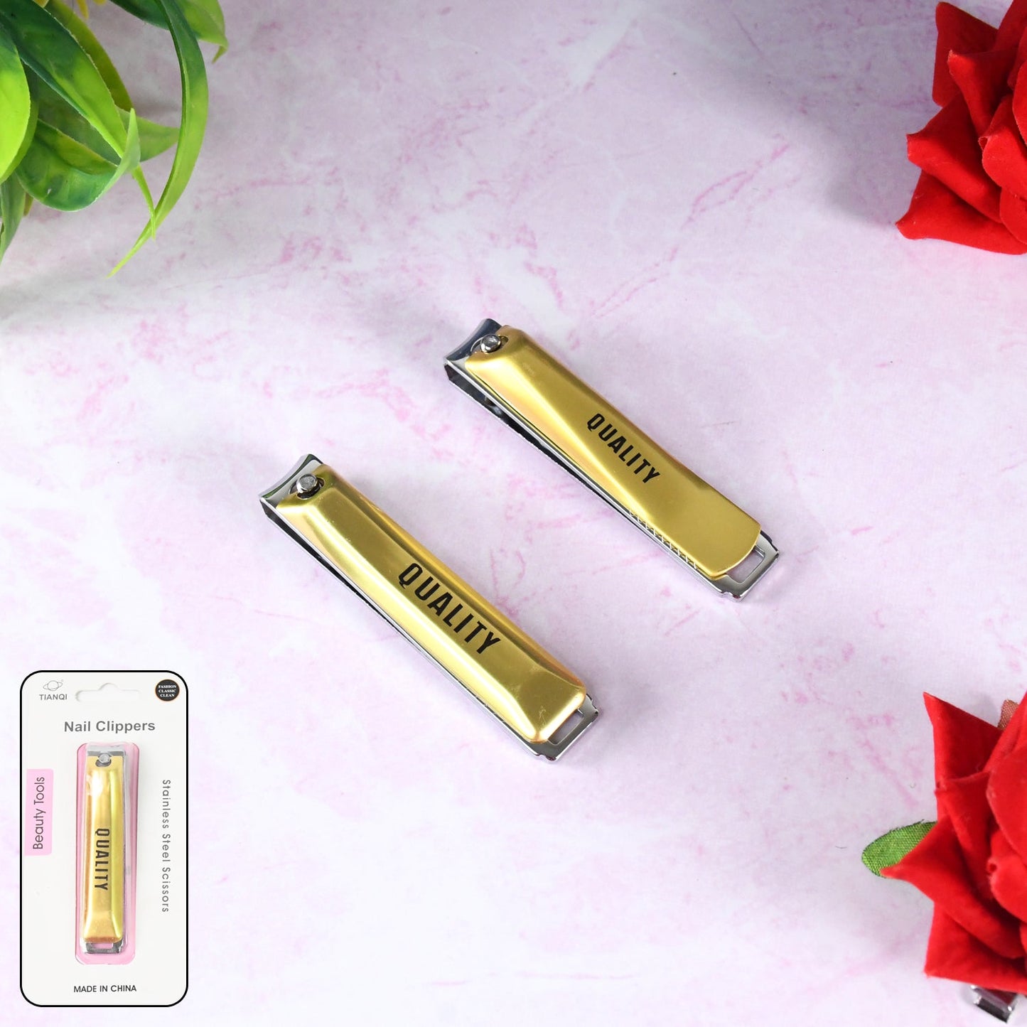 Folding Nail Clippers – Portable Stainless Steel with File | AuriGlam
