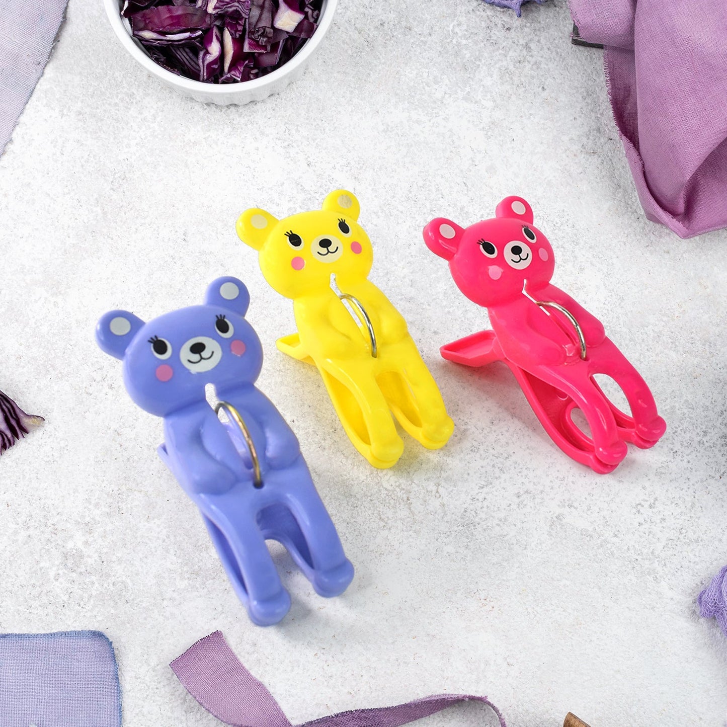 Windproof Towel Clips – Strong Plastic Clips (3 Pcs)