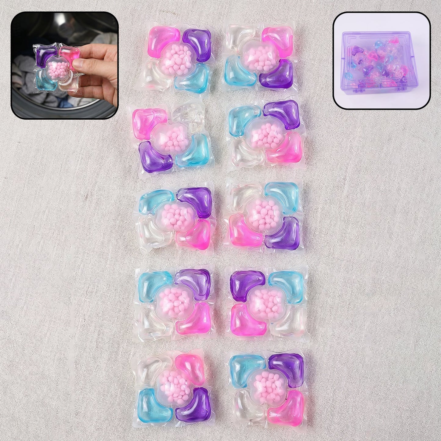 Laundry Detergent Pods – Pre-Measured Stain Removal Capsules