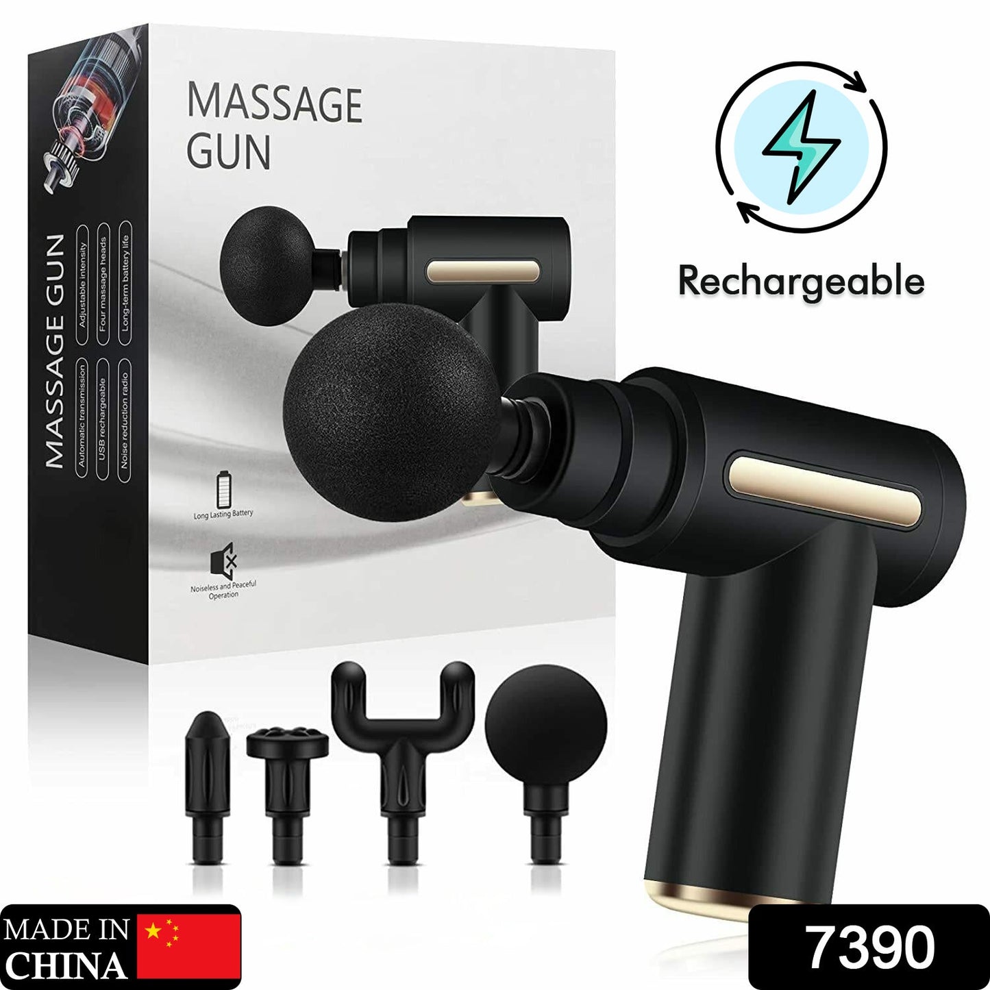 Deep Tissue Massager – Cordless for Muscle Pain Relief | VelvaBloom