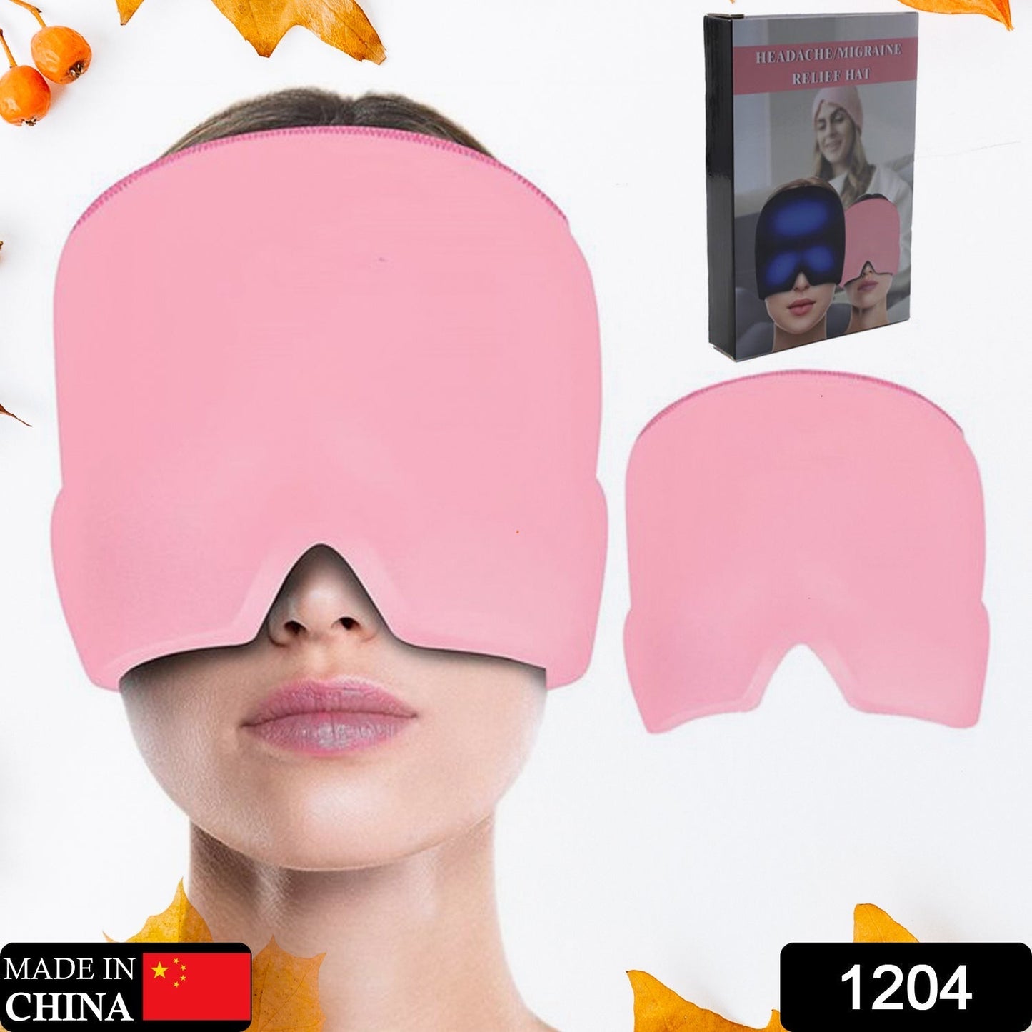 Migraine Relief Cap – 360° Cooling Gel for Headaches | GlowForm
