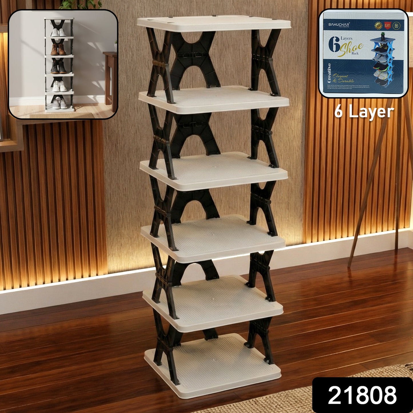 Space-Saving Layer Shoe Rack Stand - main product view