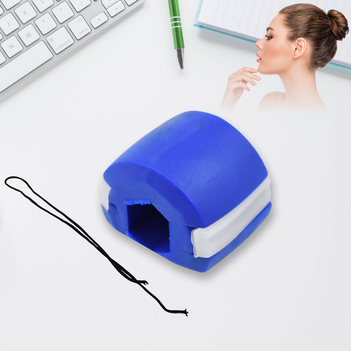 Jawline Exerciser – Dark Blue for Sculpting & Defining Jaw