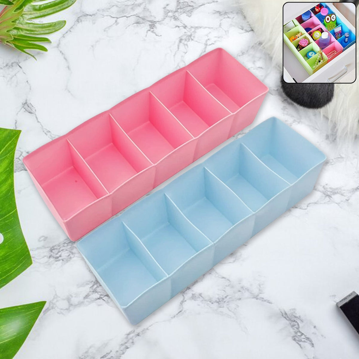 Stay Organized Socks Storage Organizer – Compartment (Pack of 2) - main product view