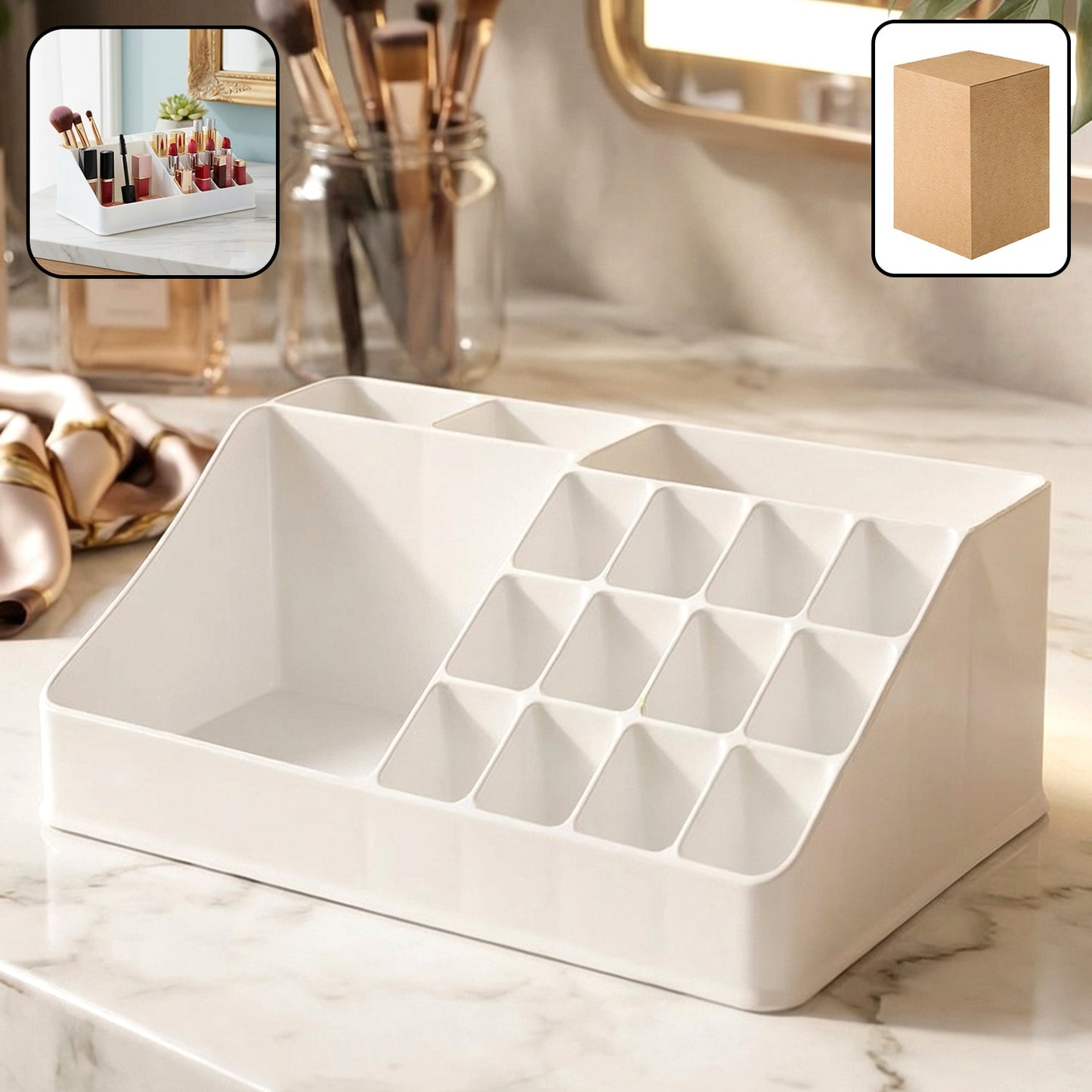 All-in-One Makeup Organizer – Neat, Spacious & Durable