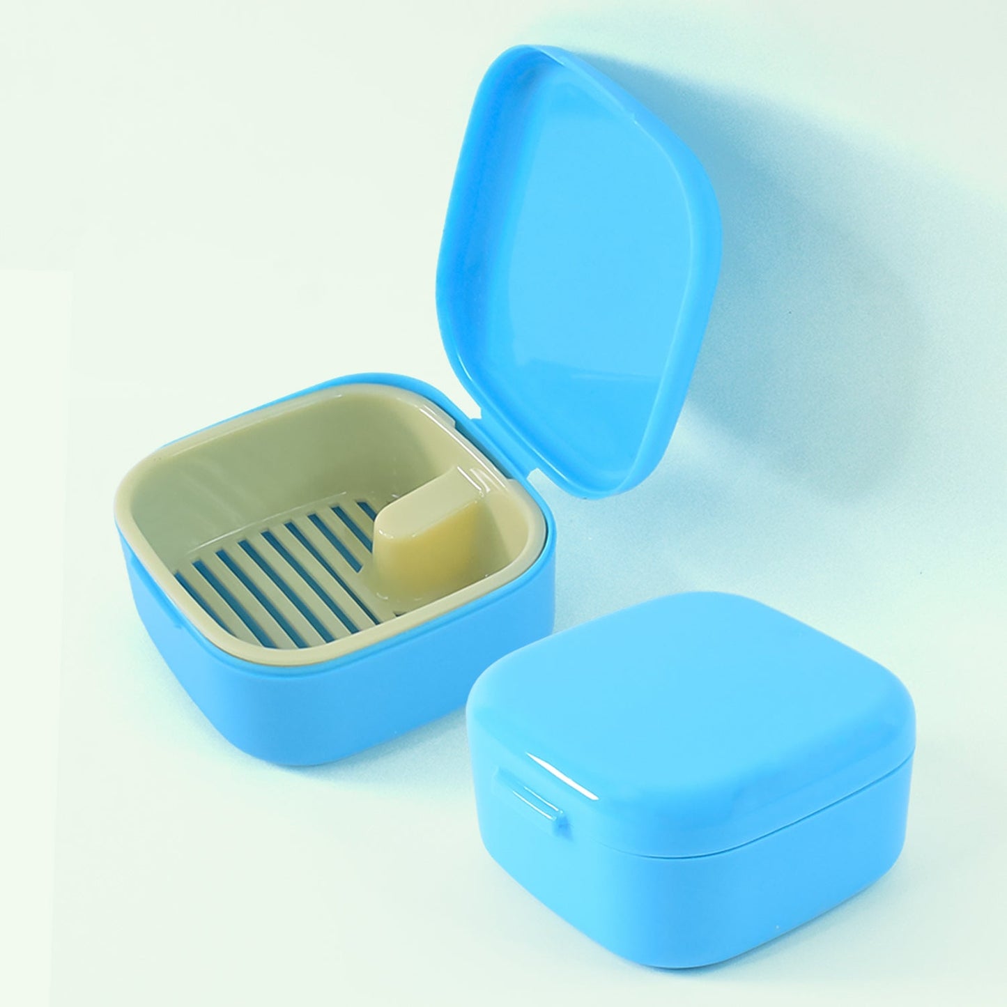 All-in-One Storage Box with Lid & Drain Tray – Compact