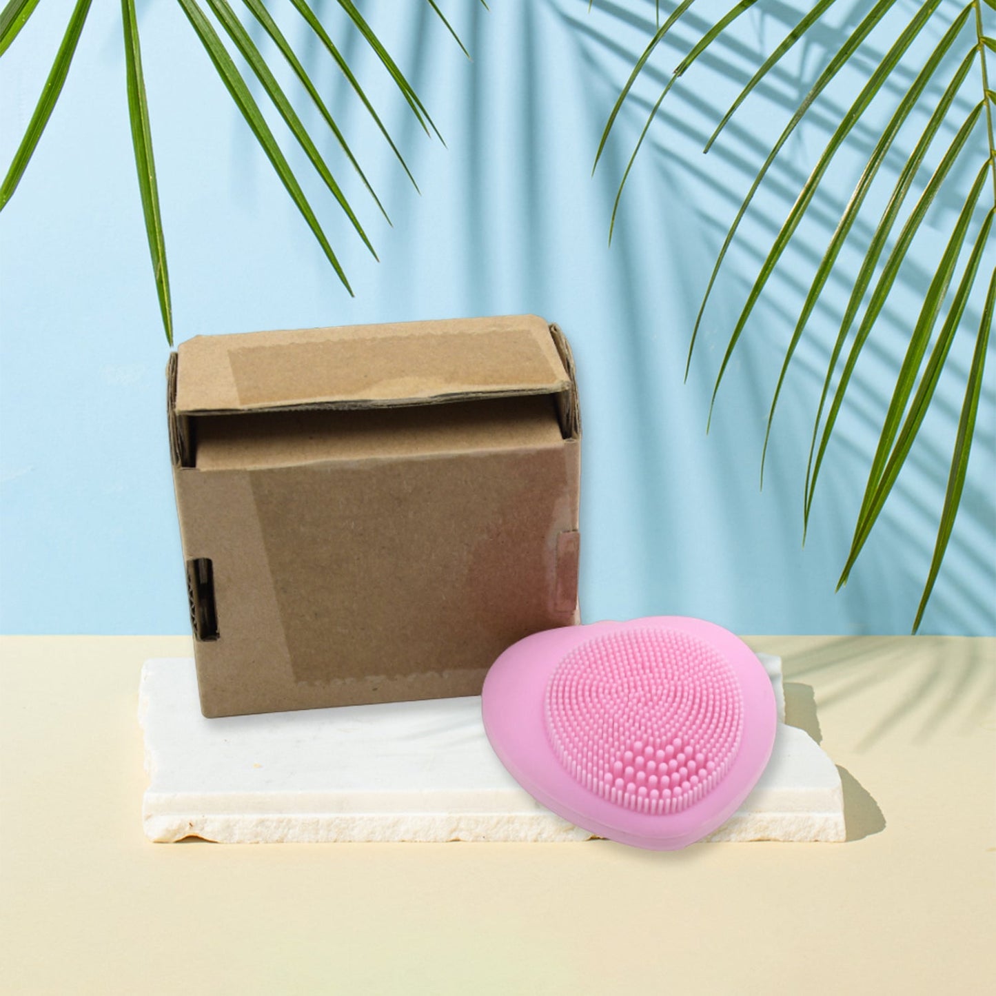 Silicone Face Wash Brush – Heart-Shaped Deep Cleansing | Glimmerly