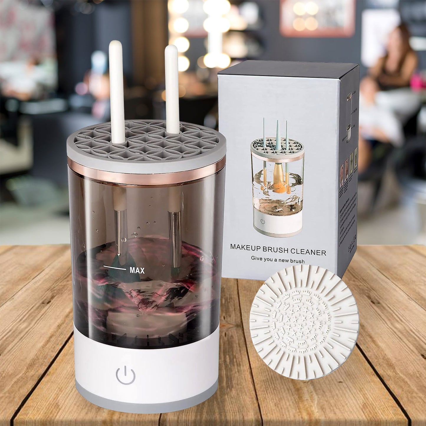 Automatic Makeup Brush Cleaner – Fast & Hygienic | BeautyBare
