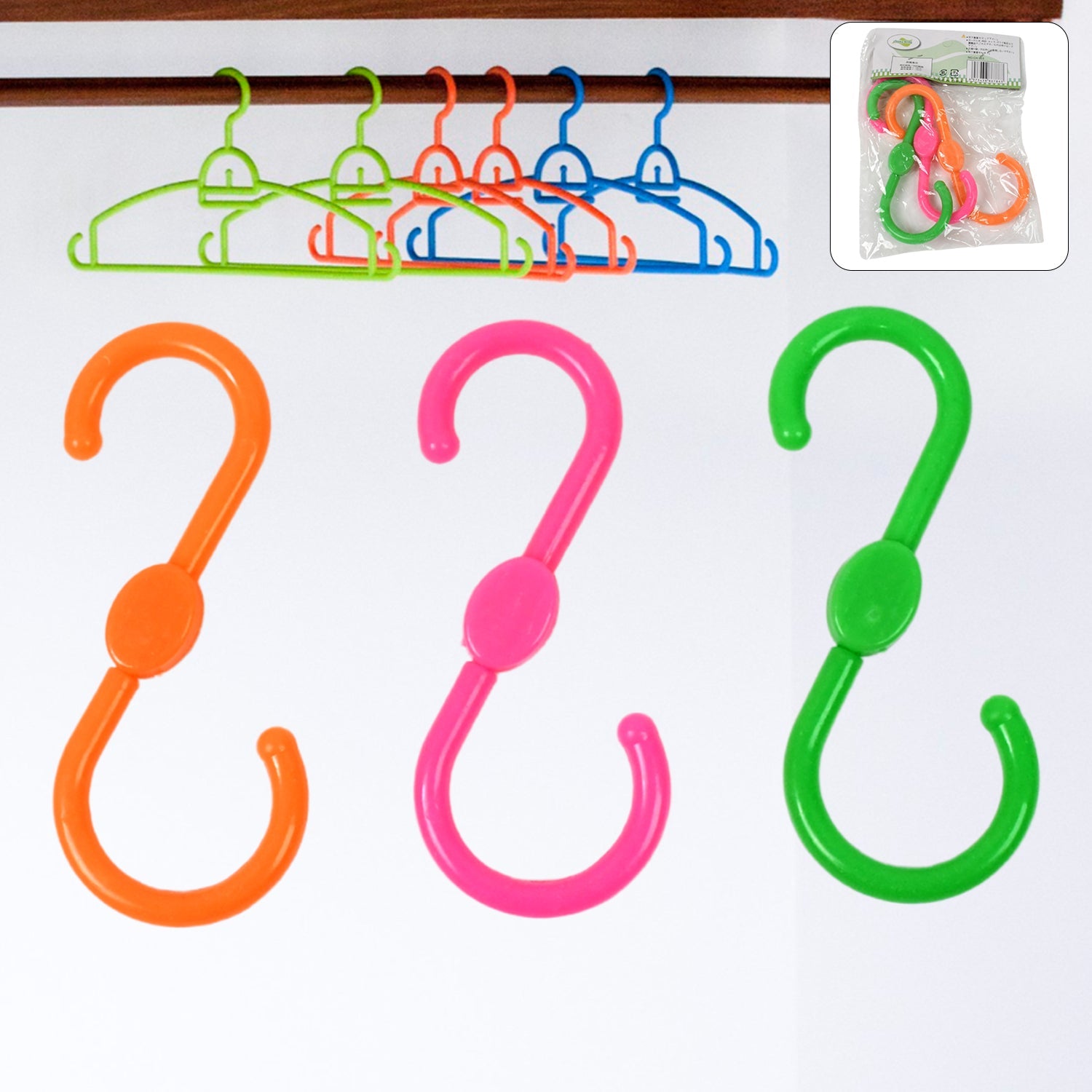 Heavy-Duty S Shape Plastic Hooks – Hanging - main product view