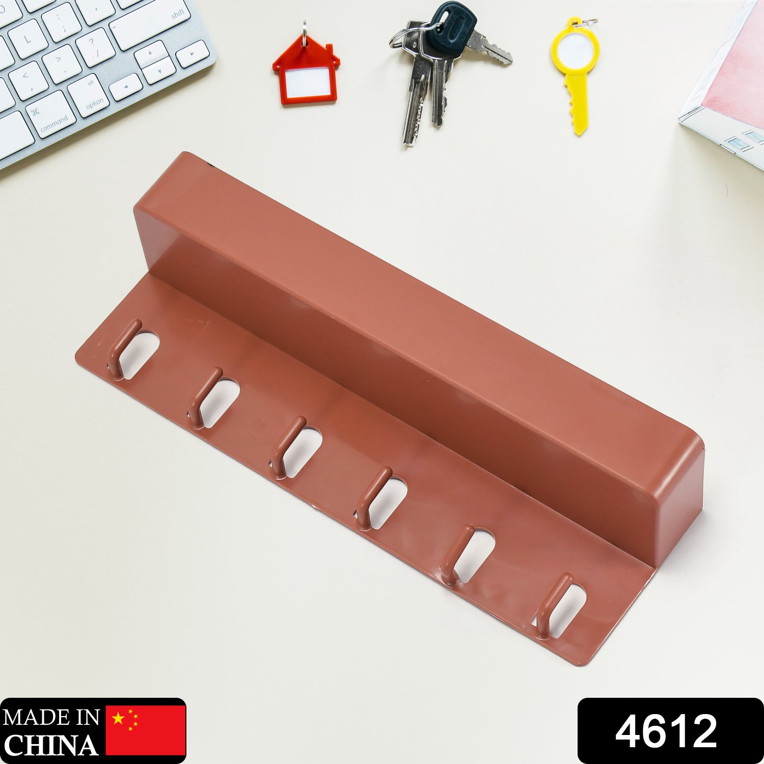 All-in-One Key Holder Stand – Hooks for Home & Bathroom - main product view