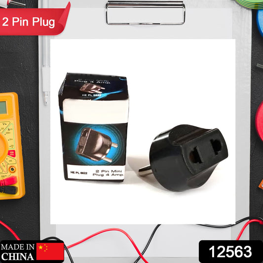 2 Pin Plug Adapter – Universal to Indian Sockets