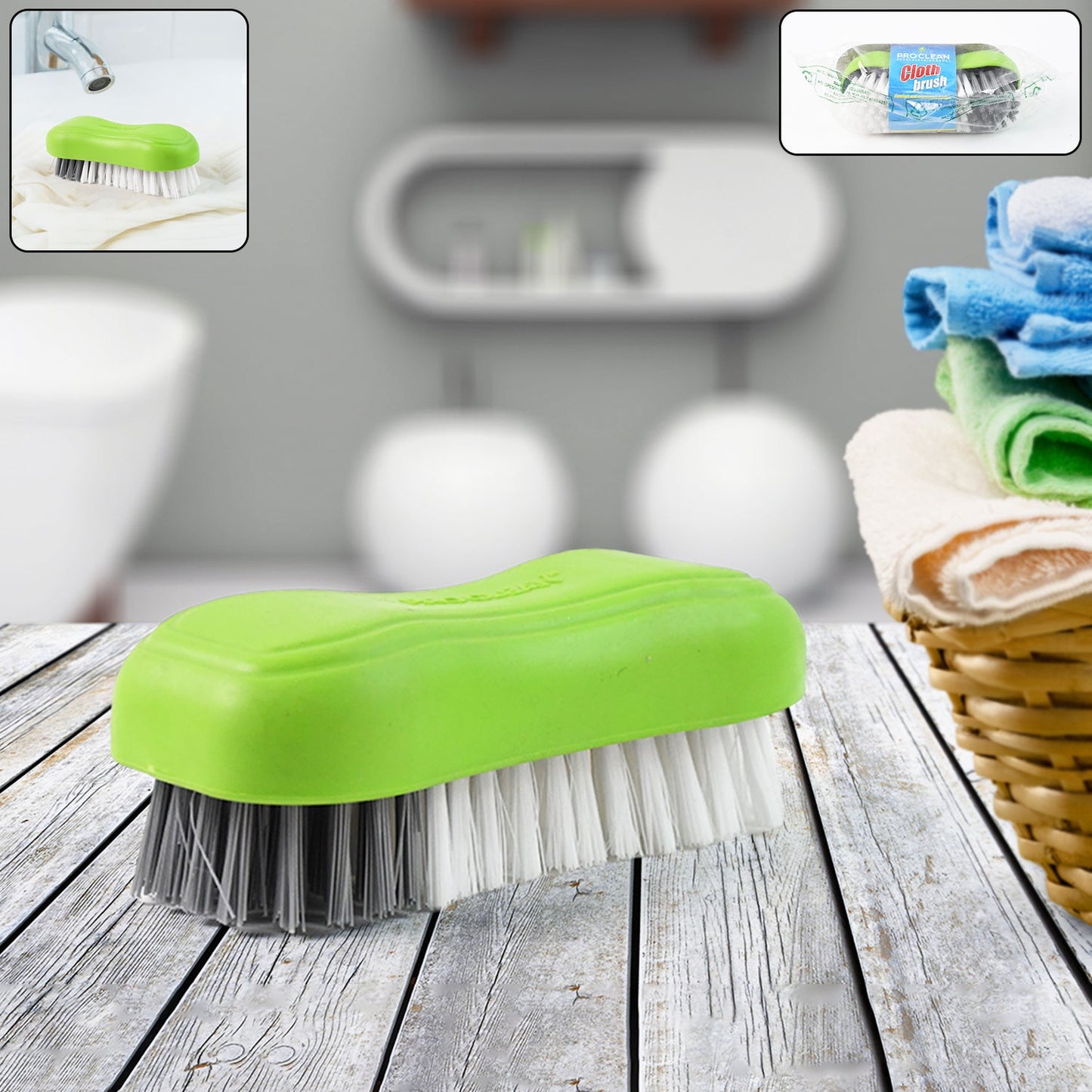 All-in-One Cloth Washing Brush – Durable Laundry Scrubbing