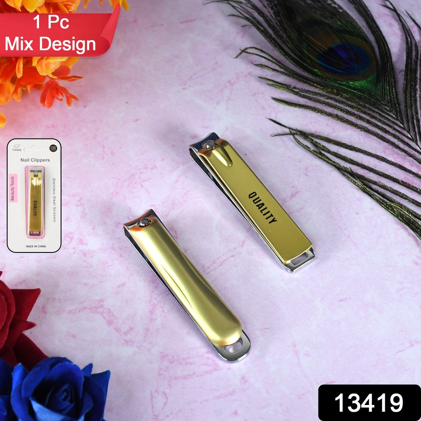 Folding Nail Clippers – Stainless Steel Portable with File | AuriGlam