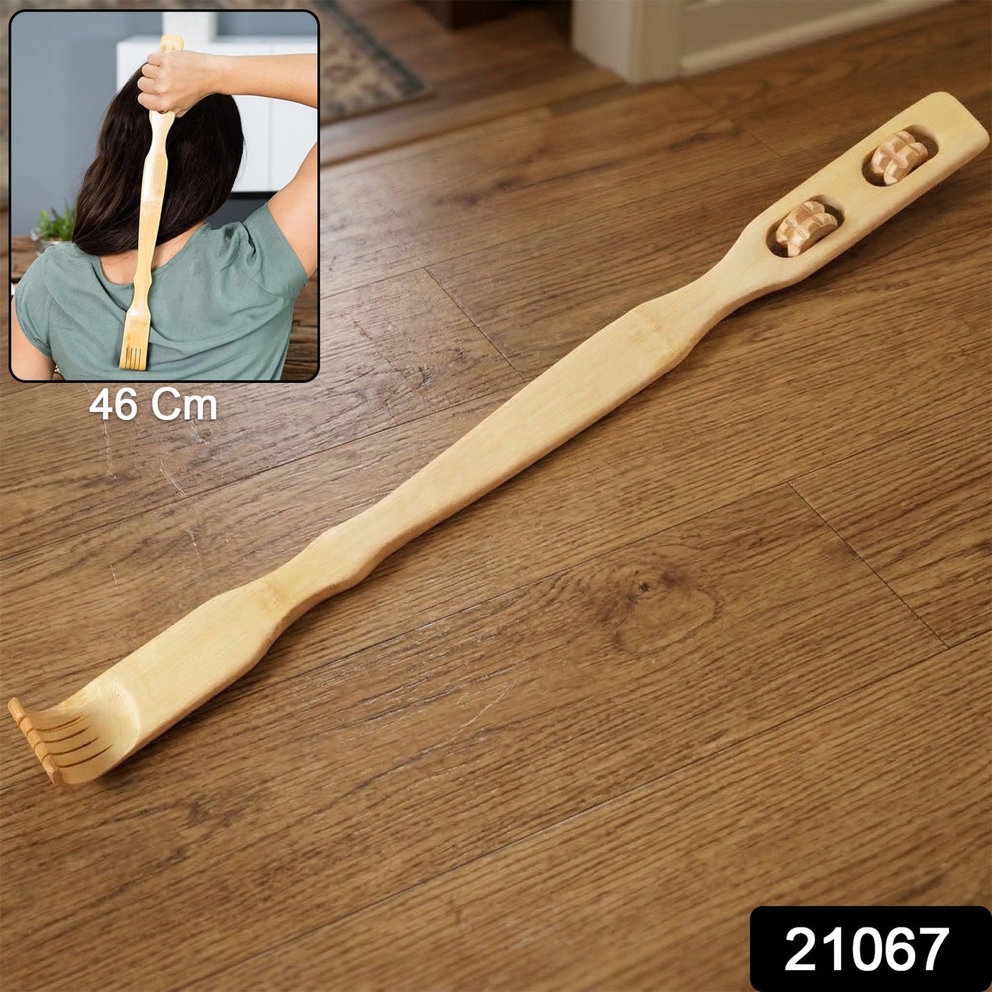 Wooden Back Massager Stick – Effective Muscle & Stress Relief