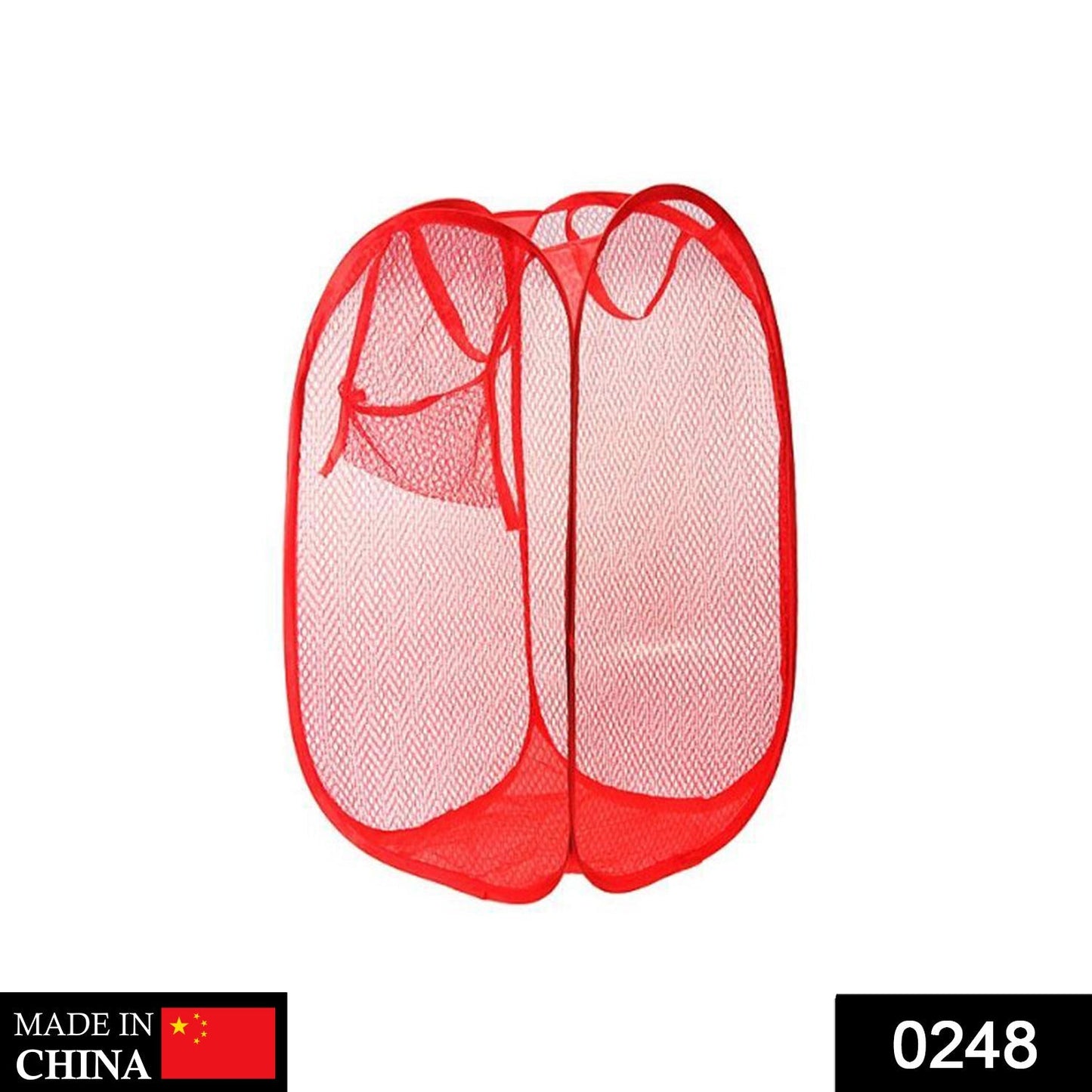 Space-Saving Laundry Hamper – Ventilated Mesh Storage