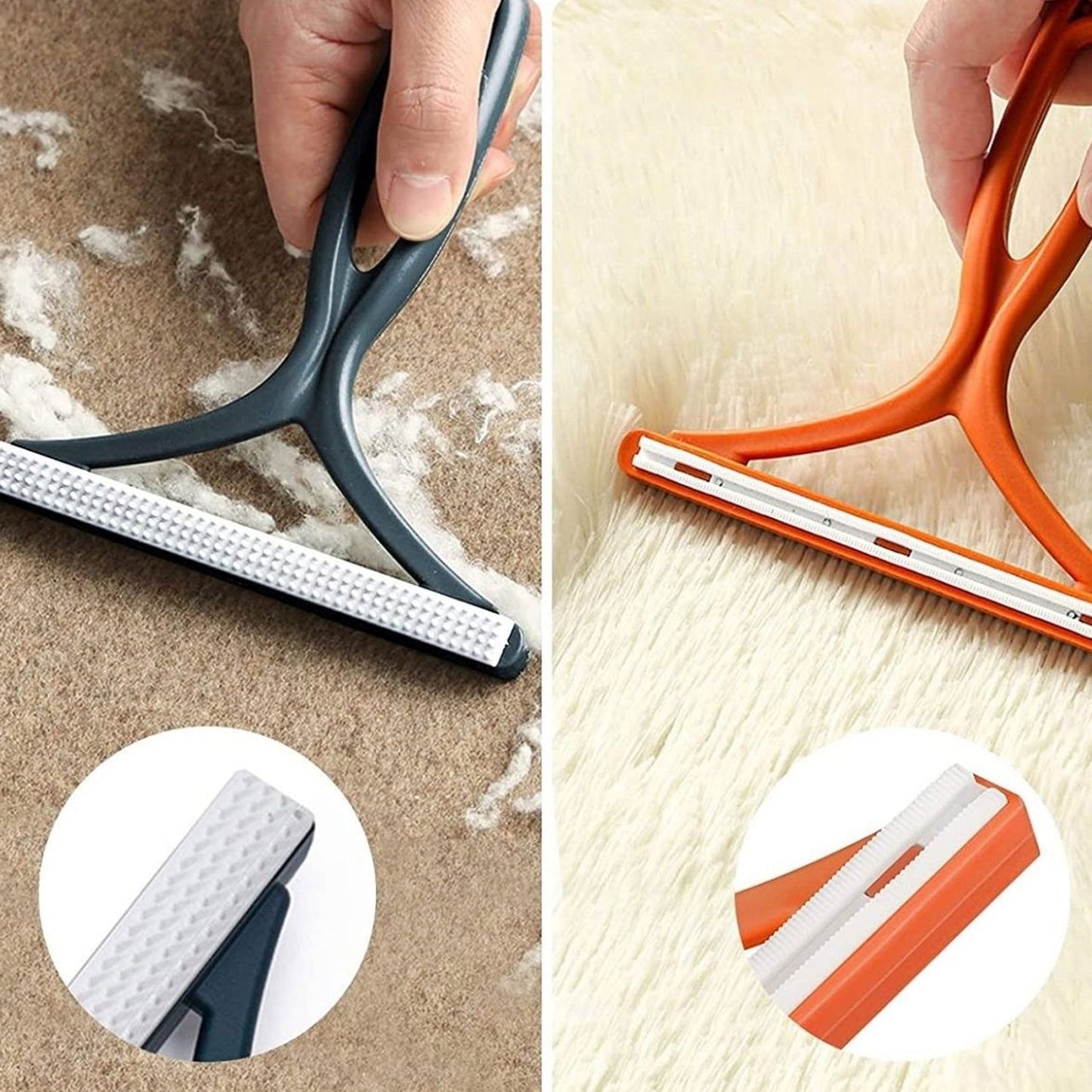 Travel-Ready Lint Remover – Pet Hair & Fuzz Brush