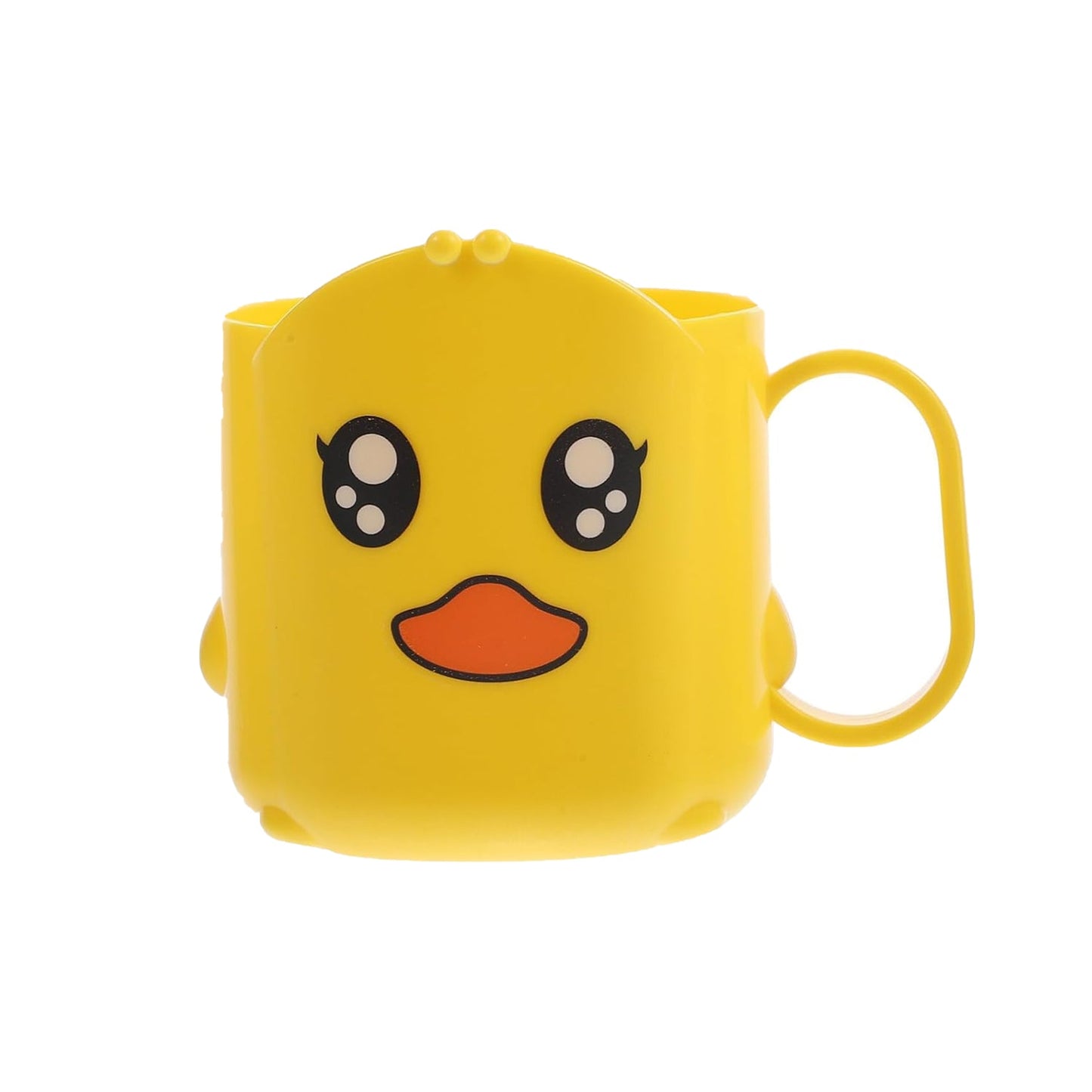 Cartoon Plastic Toothbrush Cup – Durable & Lightweight | Mini Bubbles