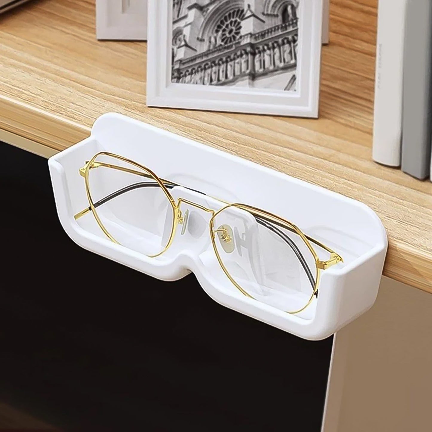 Space-Saving Wall Mount Sunglass Holder – Adhesive