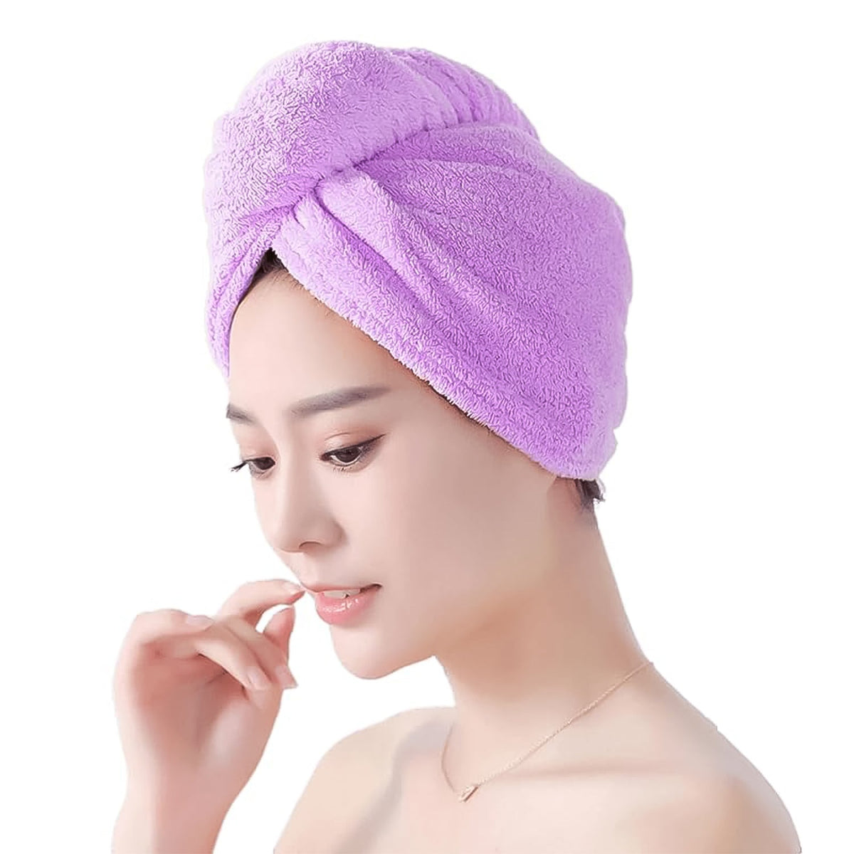 Microfiber Hair Drying Towel – Super Absorbent & Quick Dry
