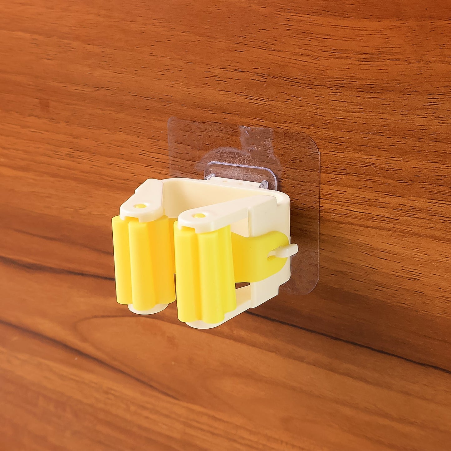 Clutter-Free Storage Self-Adhesive Mop Holder – Wall Mount