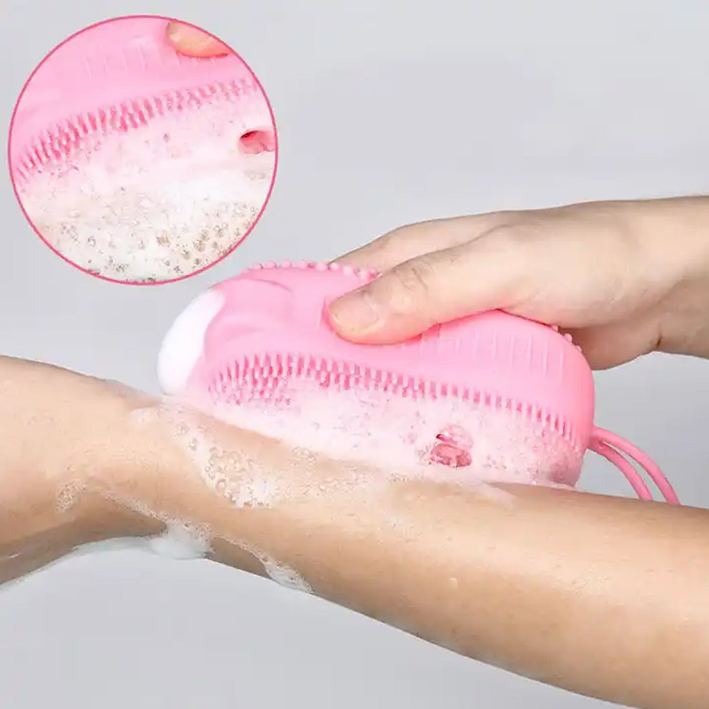 Silicone Bath Brush – Dual-Sided Body Scrubber | Velvet Wellness