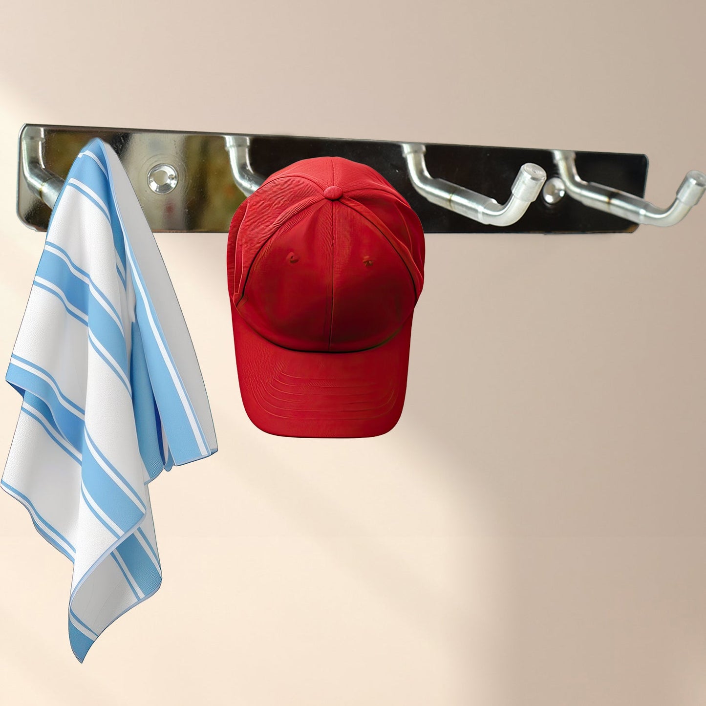 Heavy-Duty Stainless Steel Coat Hook Rack – Hooks for Home