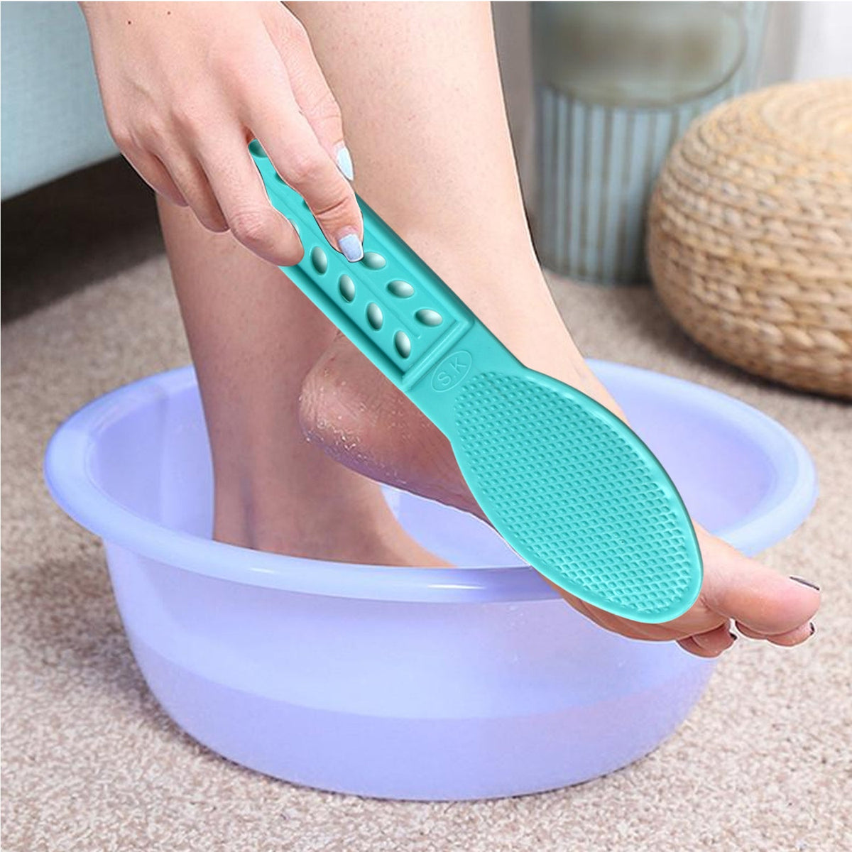 Plastic Foot Scrubber – Pedicure Tool for Smooth Feet
