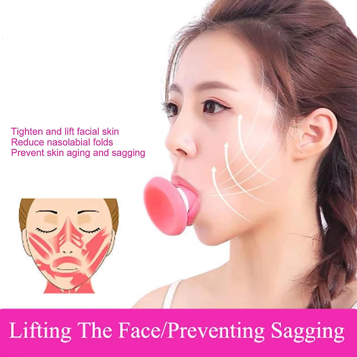 Silicone Facial Jaw Exerciser – Slimmer Face & Stress Relief