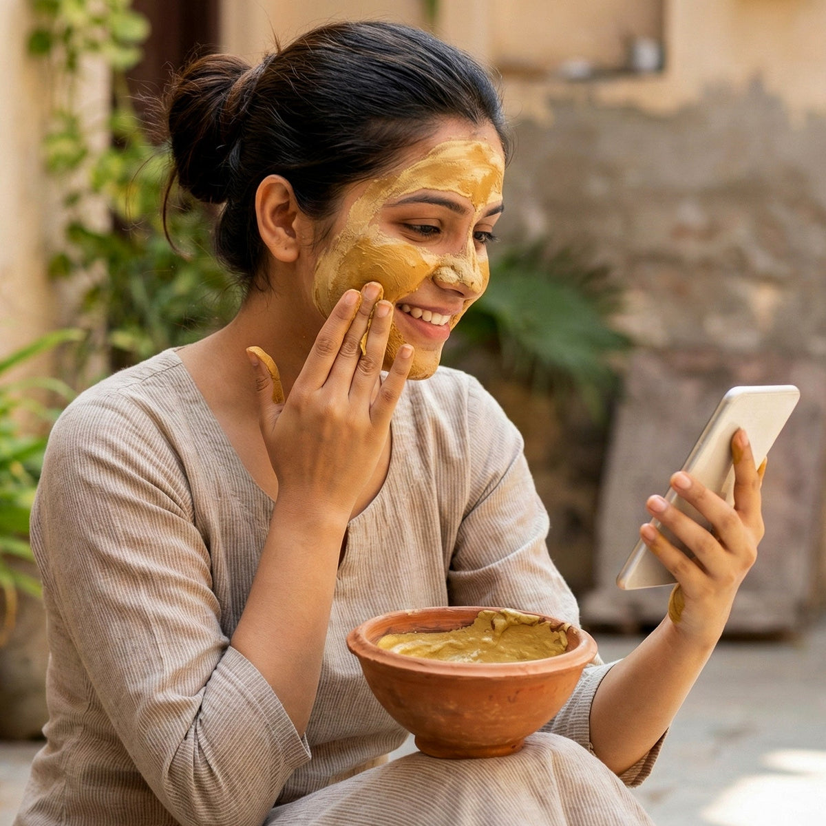 Multani Mitti Rose Face Pack – Herbal Deep Cleansing 80gm