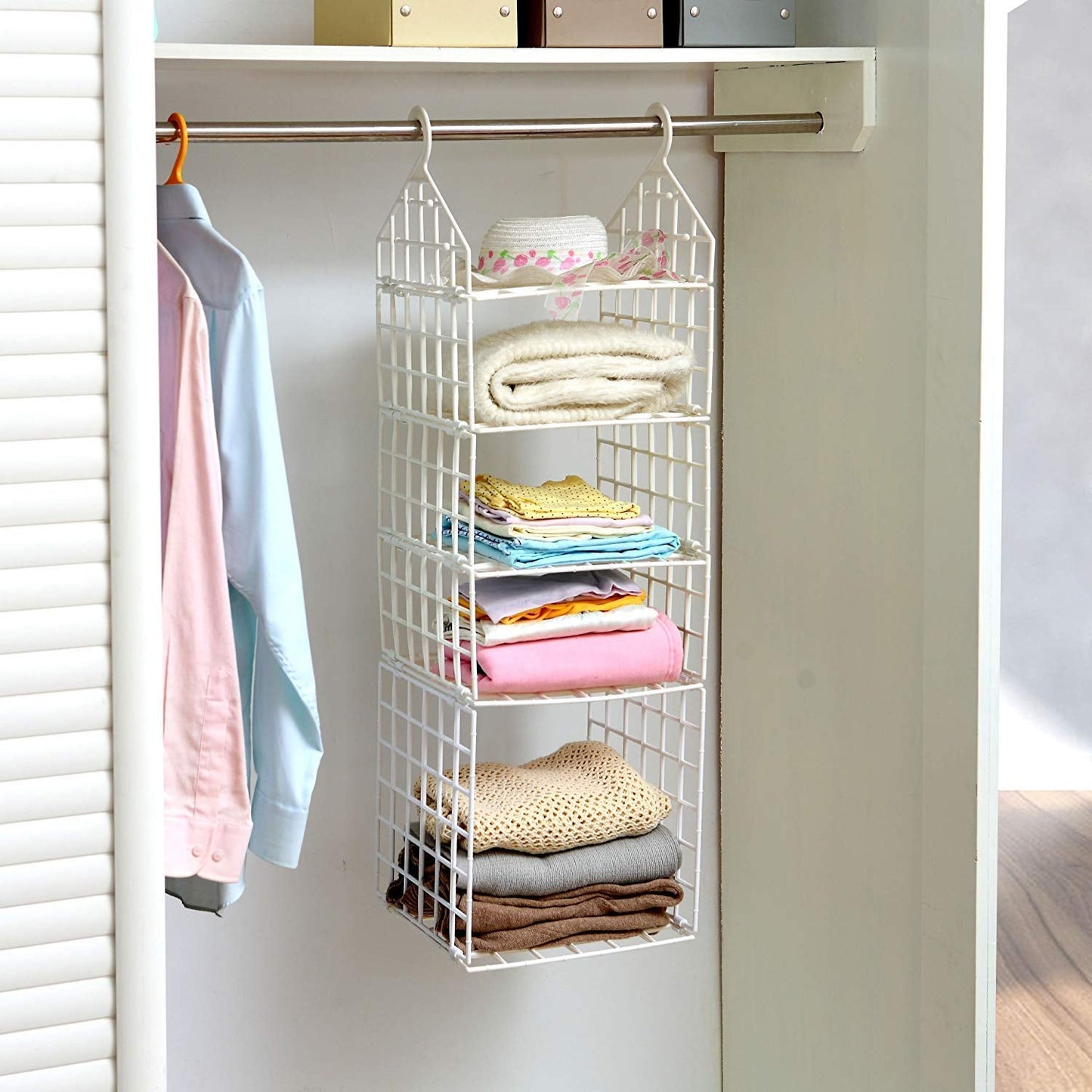 Clutter-Free Storage Folding Clothes Hanger – 5-Layer Space