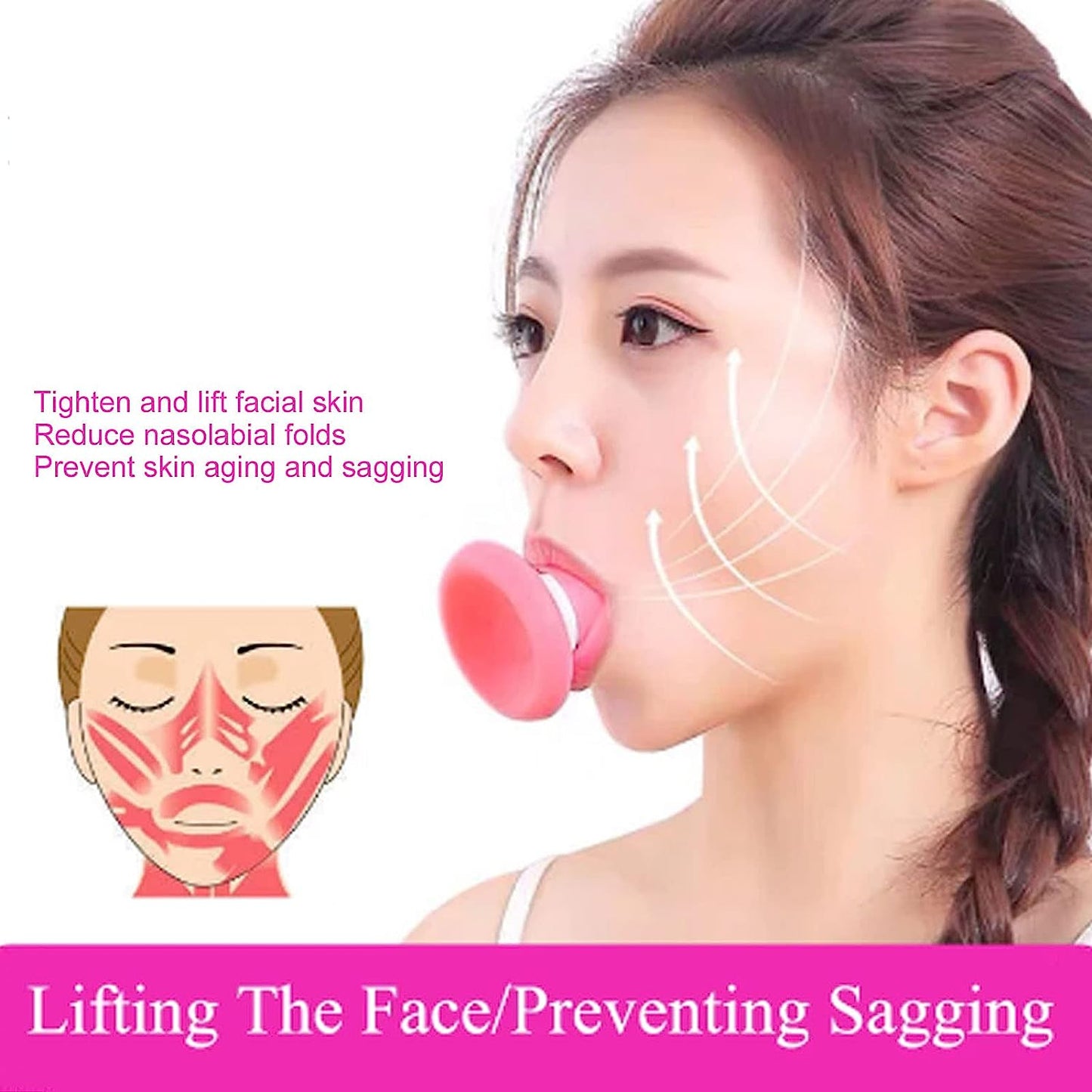 Silicone Facial Jaw Exerciser – Slimmer Face & Stress Relief | Velvet Wellness