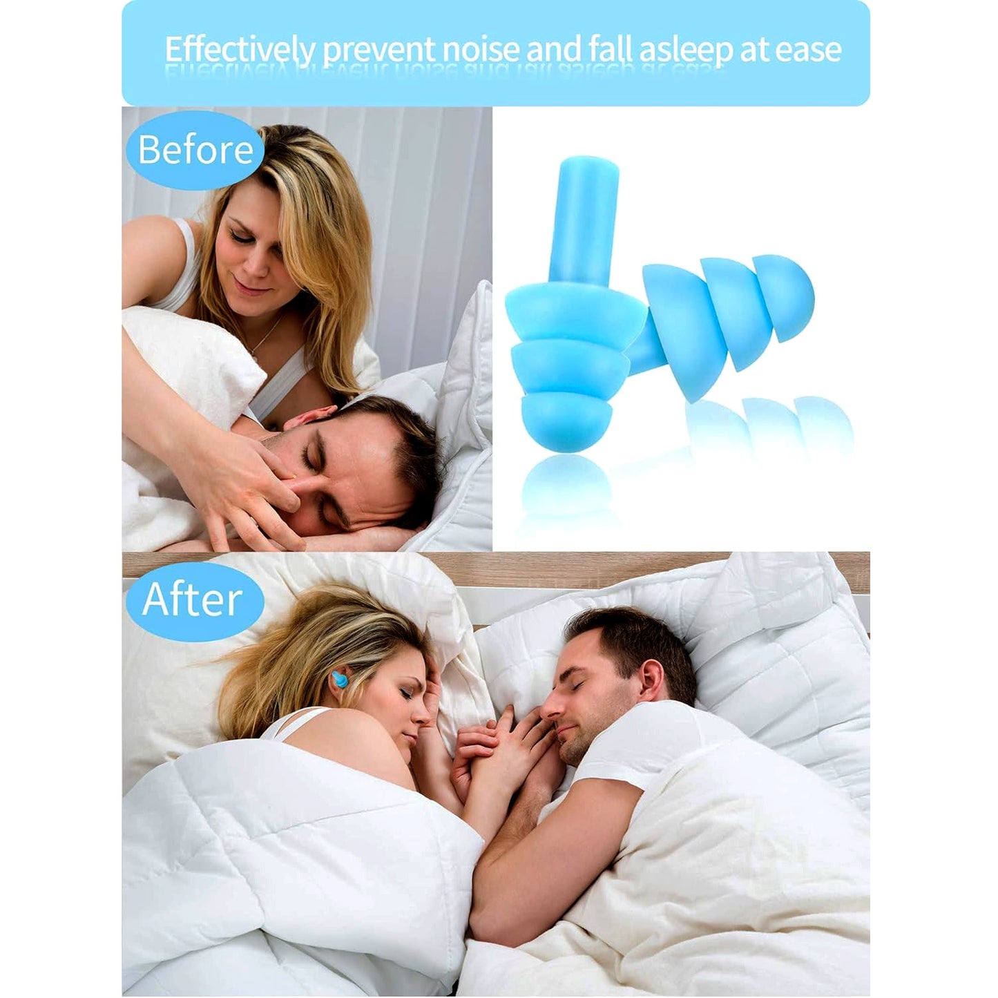 Foam Ear Plugs – Ultra Soft, Reusable for Sleep & Travel | XcelSafe