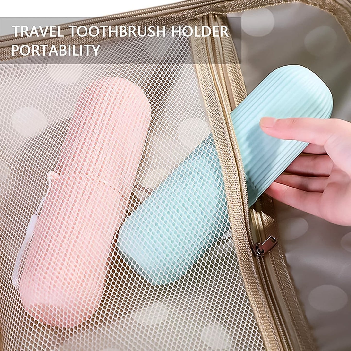 Travel Toothbrush Holder – 3 Pc Multicolor Kit | Konvex