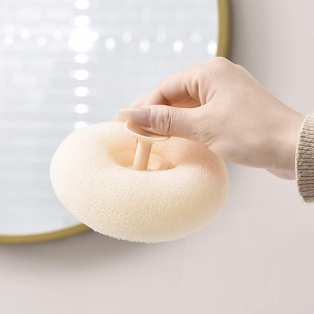 Flower Bath Sponge – Soft Exfoliator with Suction Cup