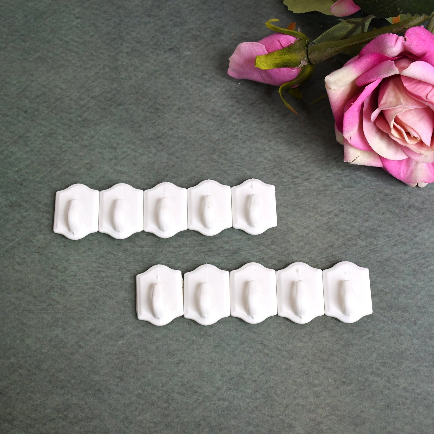Adhesive Wall Hooks – Strong Drill-Free Set