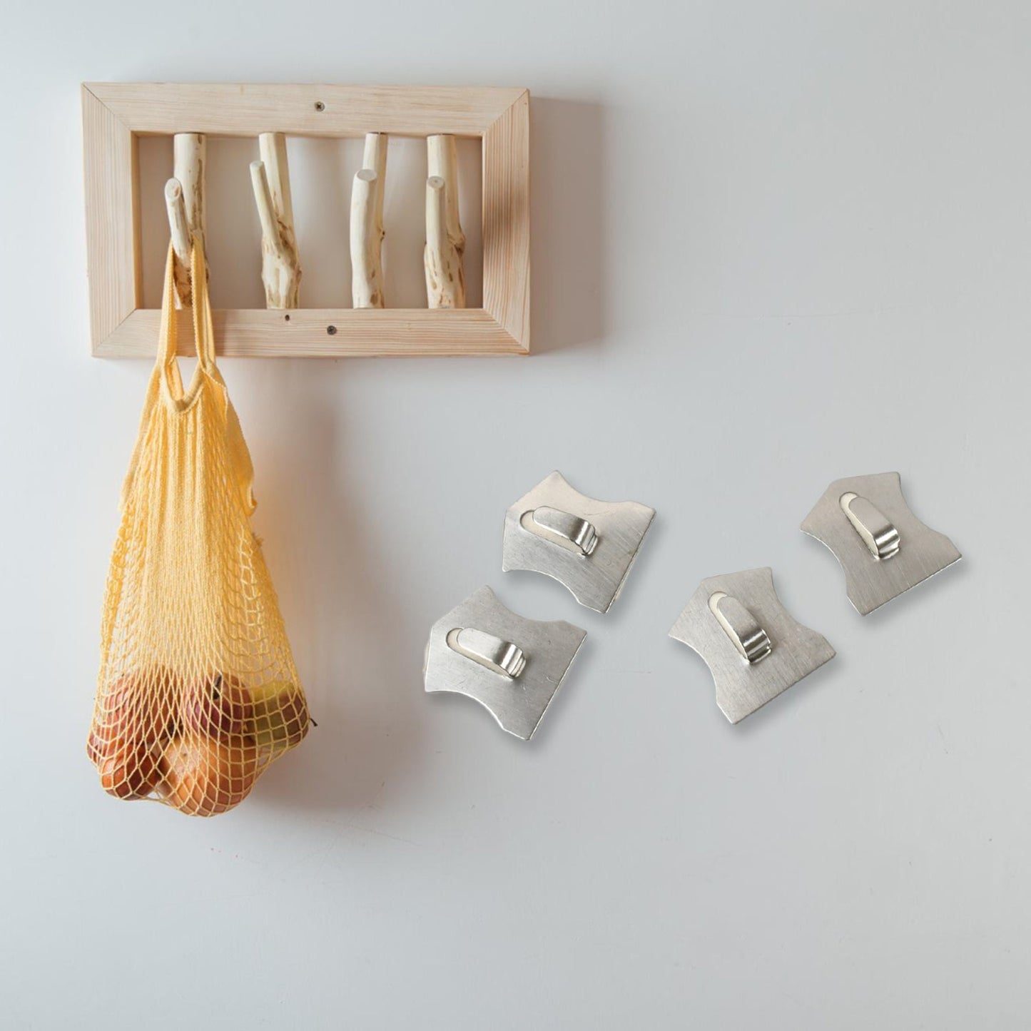 Heavy-Duty Self-Adhesive Hooks – Stainless Steel