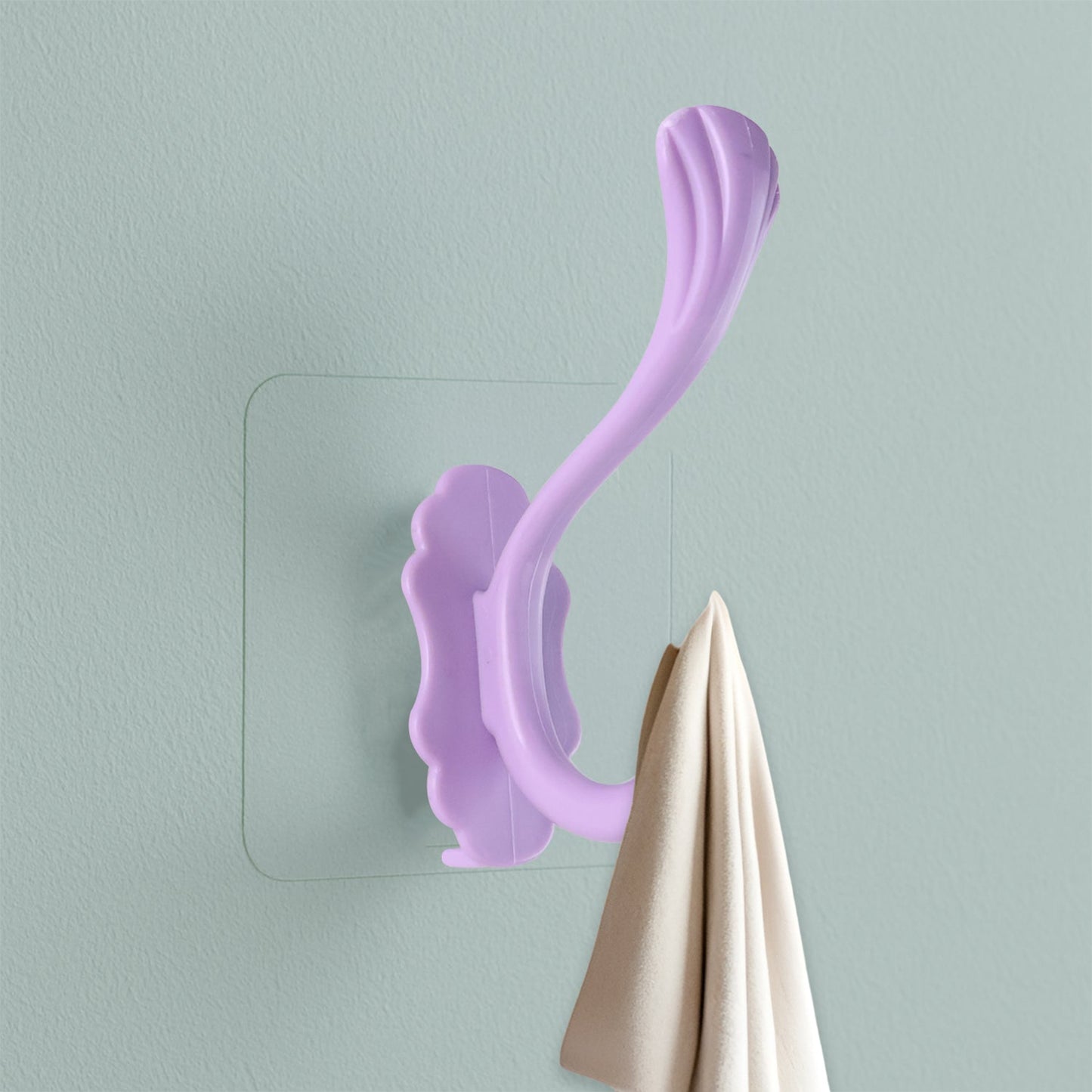 Heavy-Duty Self Adhesive Wall Hook – No Drilling Needed