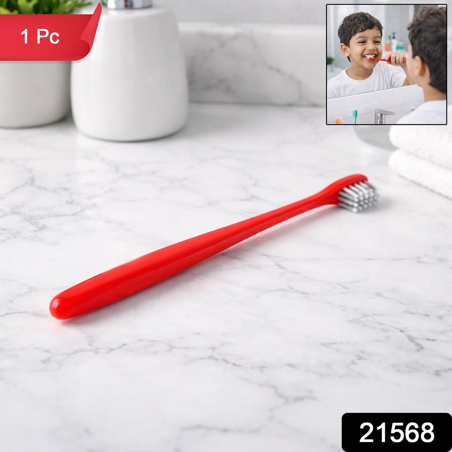 Kids Toothbrush – Soft Bristles with Gentle Ergonomic Grip