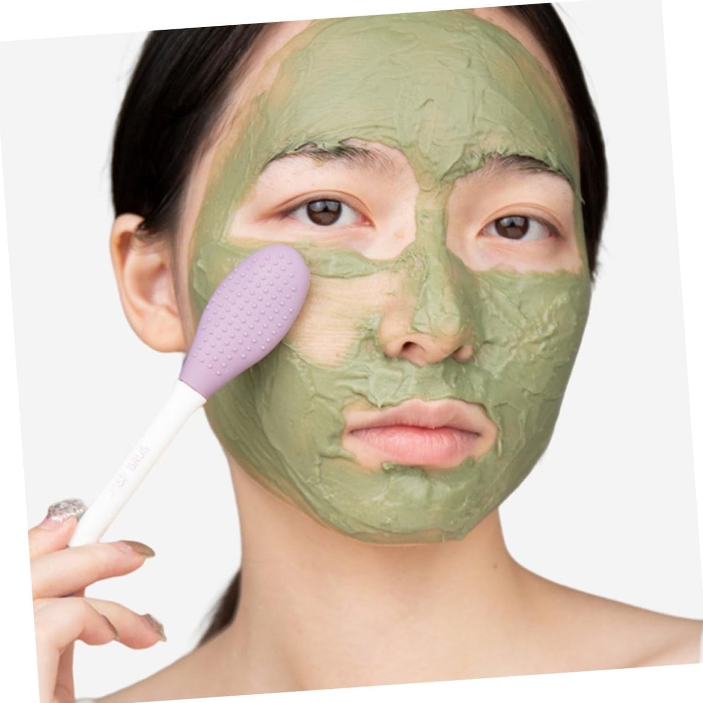 Double-Headed Silicone Mask Brush – Facial Cleansing & Application | GlowForm