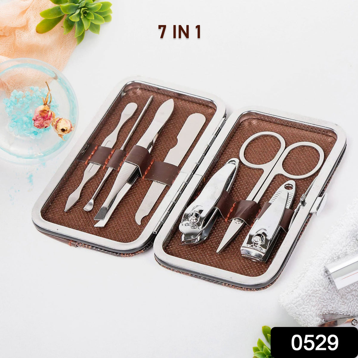 Manicure Pedicure Kit – 7-in-1 Nail Care Set