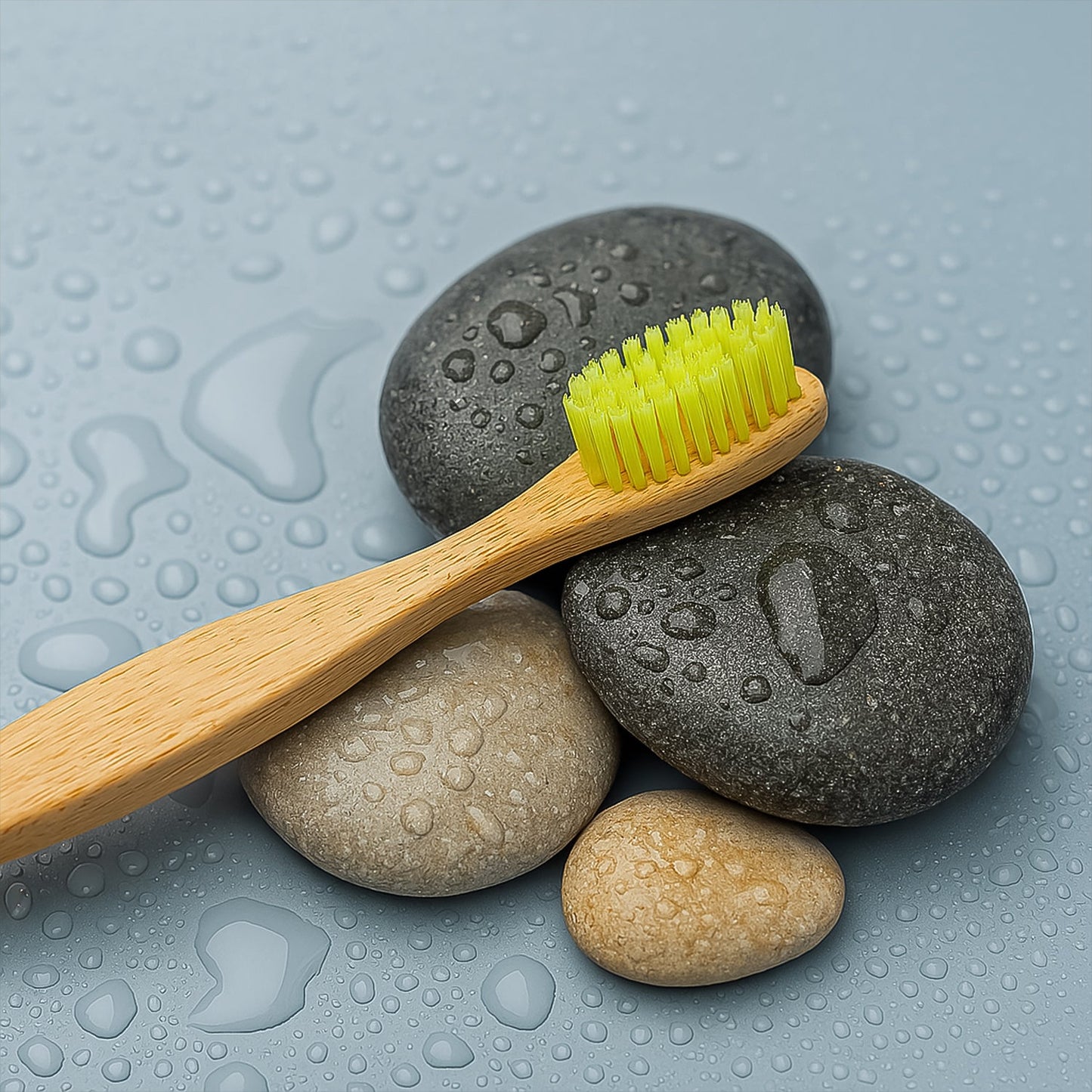 Bamboo Toothbrush – Eco-Friendly Medium Bristles for Gentle Cleaning