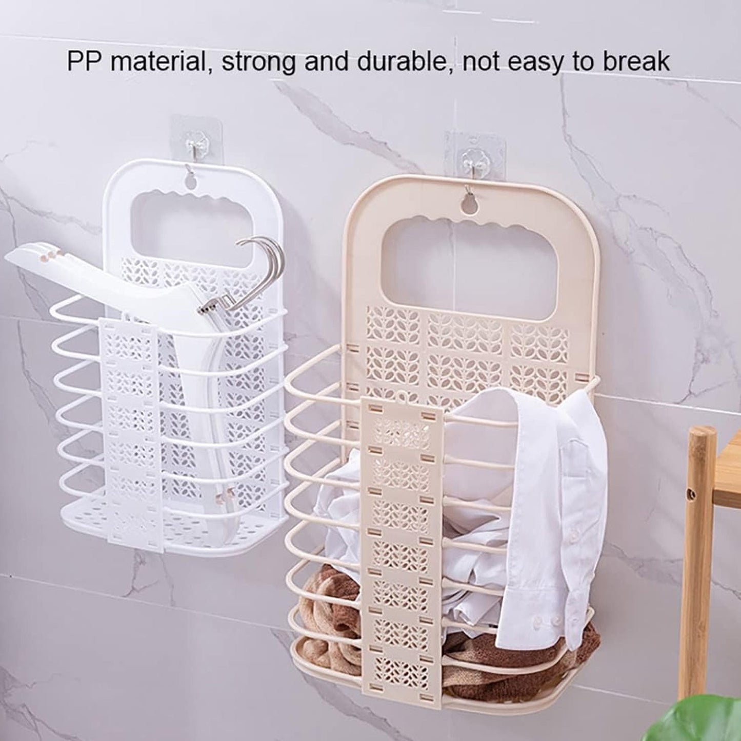 Space-Saving Wall Hanging Laundry Basket – Space-Saving