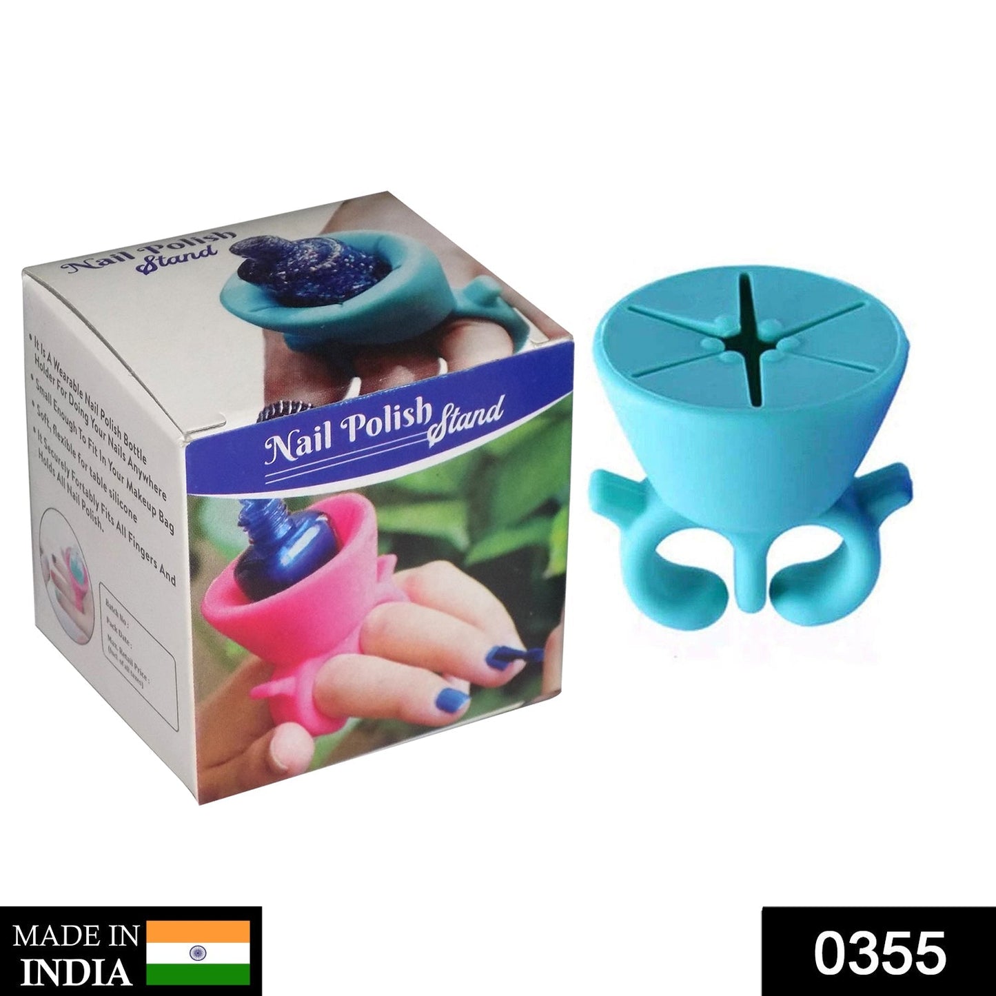 Nail Polish Holder – Spill-Proof Ring & Portable Stand | AuriGlam