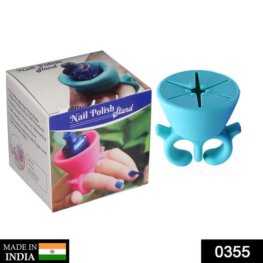 Nail Polish Holder – Spill-Proof Ring & Portable Stand